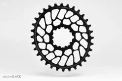 Absolute Black Sram Oval Spiderless BB30 0mm Offset 32 Zähne Black Kettenblatt