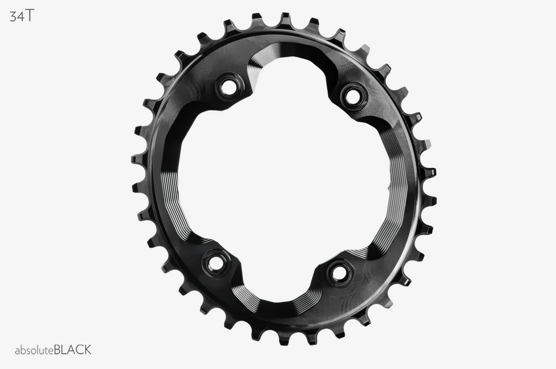 Absolute Black Oval Shimano XTR M9000/9020 34 Zähne Black Kettenblatt