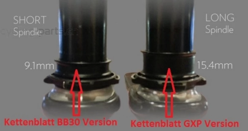 Absolute Black Sram Oval Spiderless 6mm Offset 34 Zähne Black Kettenblatt – Bild 6