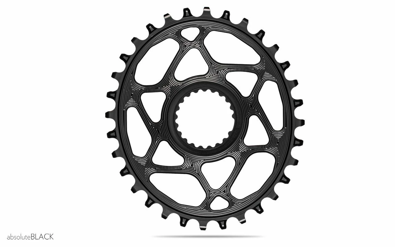 Absolute Black Oval Shimano XTR M9100/9120/XT M8100/SLX M7100 30 Zähne Black Kettenblatt