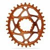 Absolute Black Sram Oval Boost 3mm Offset Spiederless 32 Zähne Orange Kettenblatt