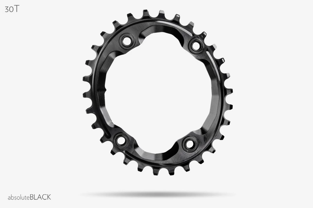 Absolute Black Oval Shimano XTR M9000/9020 30 Zähne Black Kettenblatt