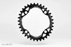 Absolute Black Oval 104 BCD Shimano/Sram/Race Face/FSA/E13 34 Zähne Black Kettenblatt