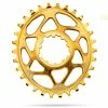 Absolute Black Sram Oval Boost 3mm Offset Spiederless 34 Zähne Gold Kettenblatt