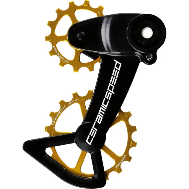 CeramicSpeed OSPW X Sram Eagle AXS 12fach Gold Schaltwerkrädchen-System