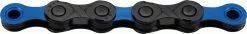 KMC DLC12 Schwarz/blau Kette