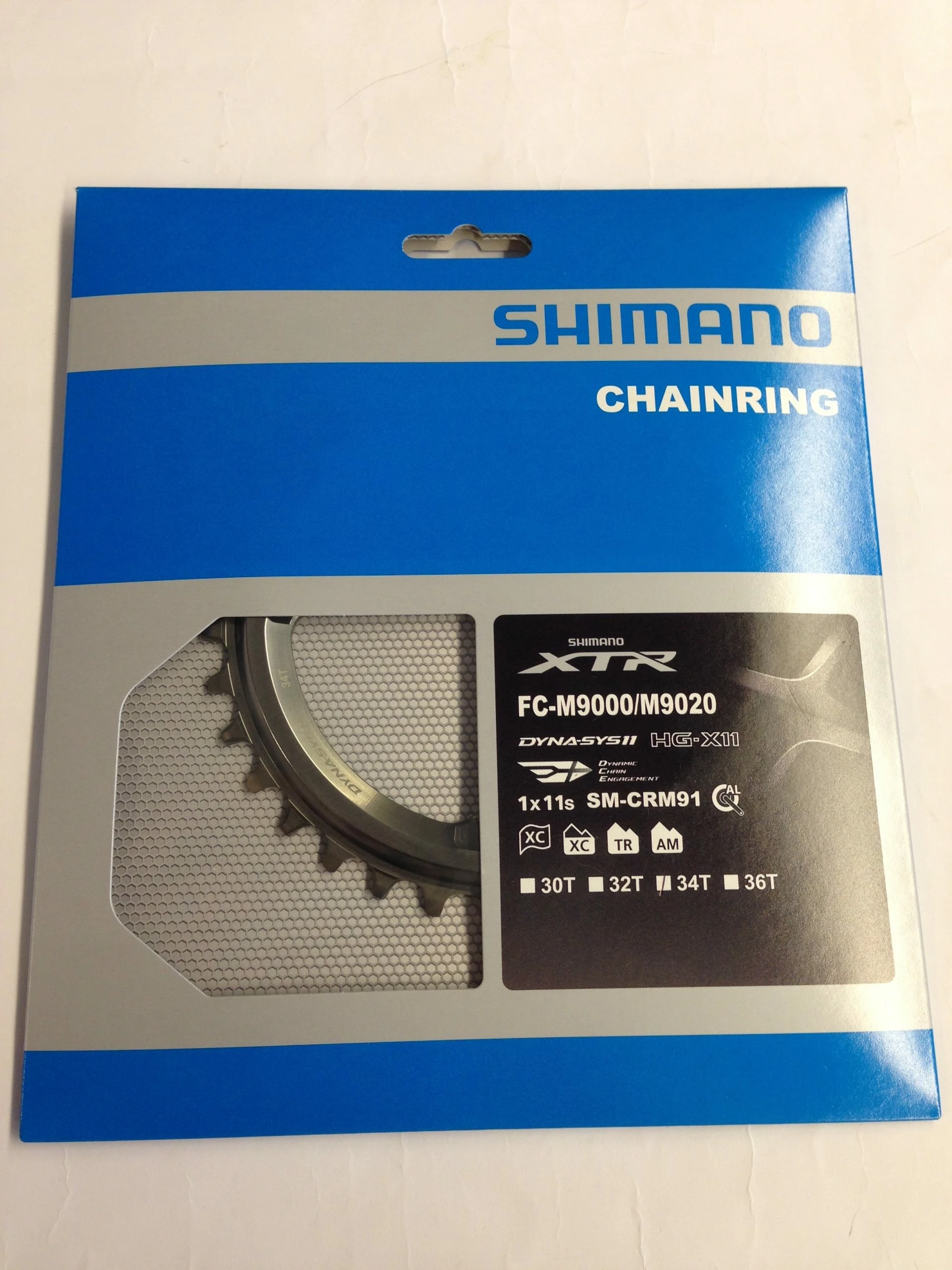Shimano XTR SM-CRM91 FC-M9000/FC-M9020 34 Zähne 1x11 Kettenblatt – Bild 2