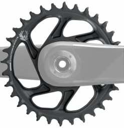 Sram XX1/X01 Eagle™ SL Direct Mount 6mm Offset 30 Zähne Lunar Grey 1x12 Kettenblatt