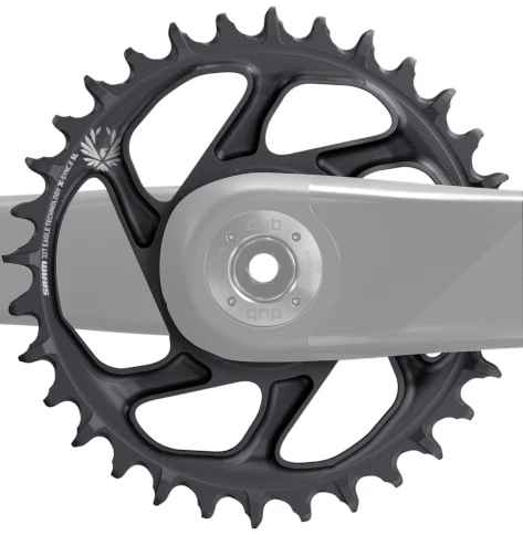 Sram XX1/X01 Eagle™ SL Direct Mount 6mm Offset 34 Zähne Lunar Grey 1x12 Kettenblatt
