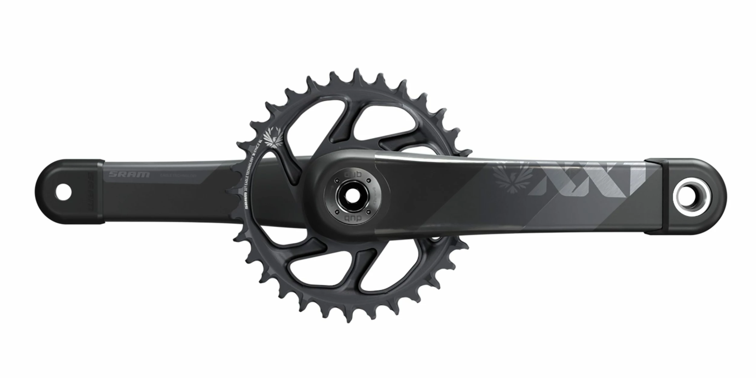 SRAM XX1 Eagle™ DUB™ SL Lunar Grey Boost 148, Länge 170mm Kurbel