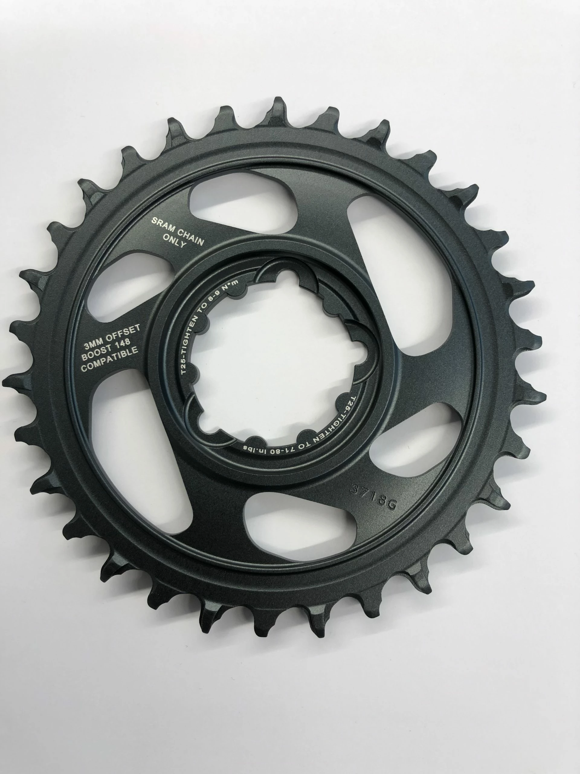 Sram XX1/X01 Eagle™ SL Boost Direct Mount 3mm Offset 38 Zähne Lunar Grey 1x12 Kettenblatt – Bild 2